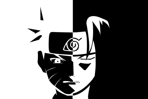 Screenshot №1 pro téma Naruto Dark 480x320