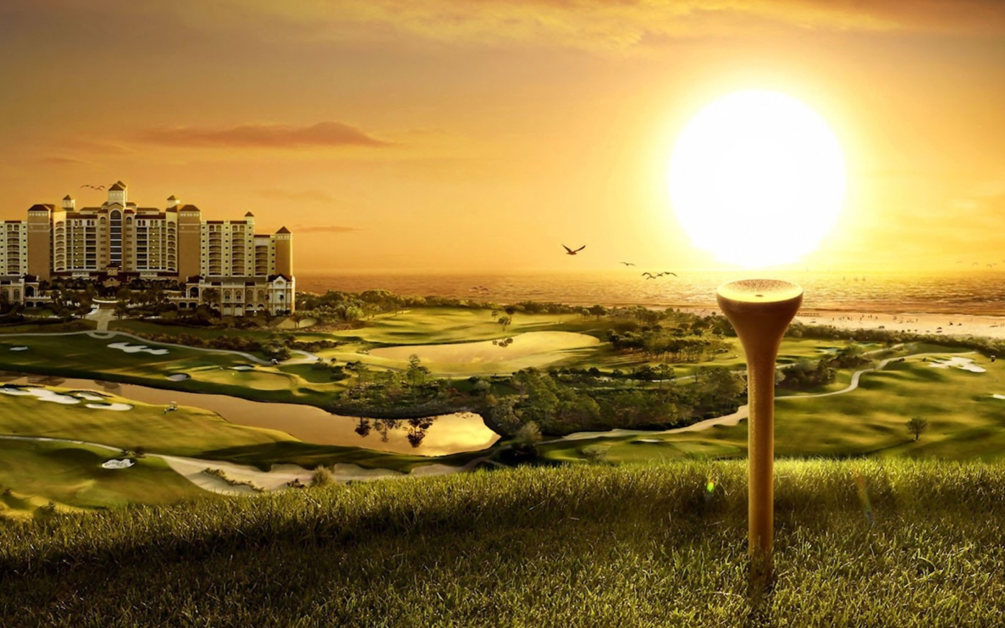 Screenshot №1 pro téma Golfs Obsession 1440x900