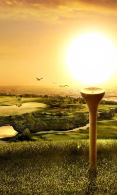 Das Golfs Obsession Wallpaper 240x400