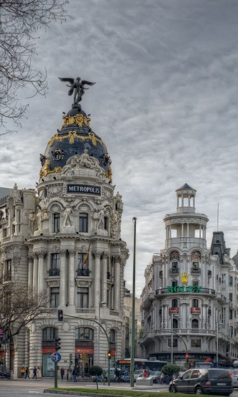 Das Madrid Spain Wallpaper 768x1280