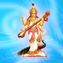 Das Saraswati Hindu Goddess Wallpaper 208x208