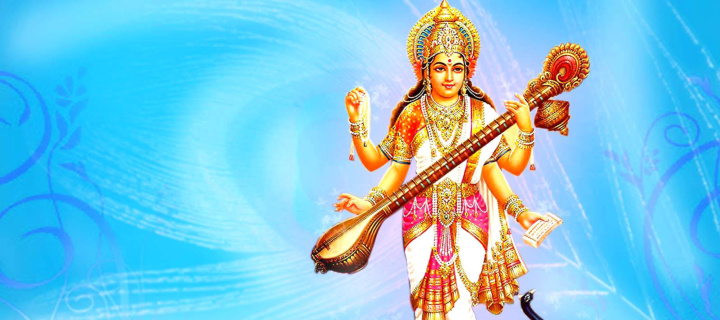 Saraswati Hindu Goddess screenshot #1 720x320