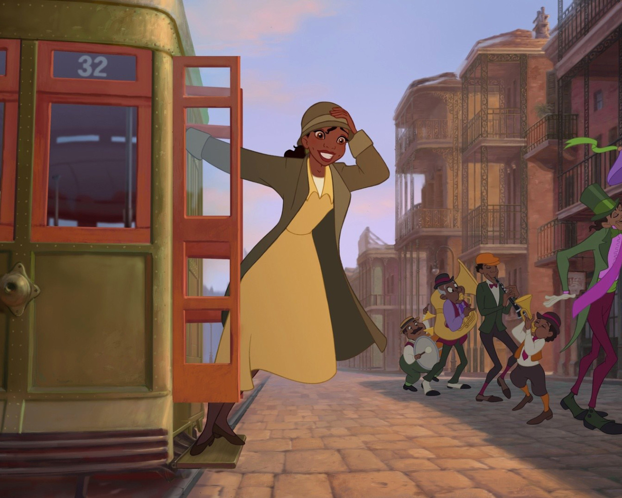 Das The Princess and The Frog Wallpaper 1280x1024