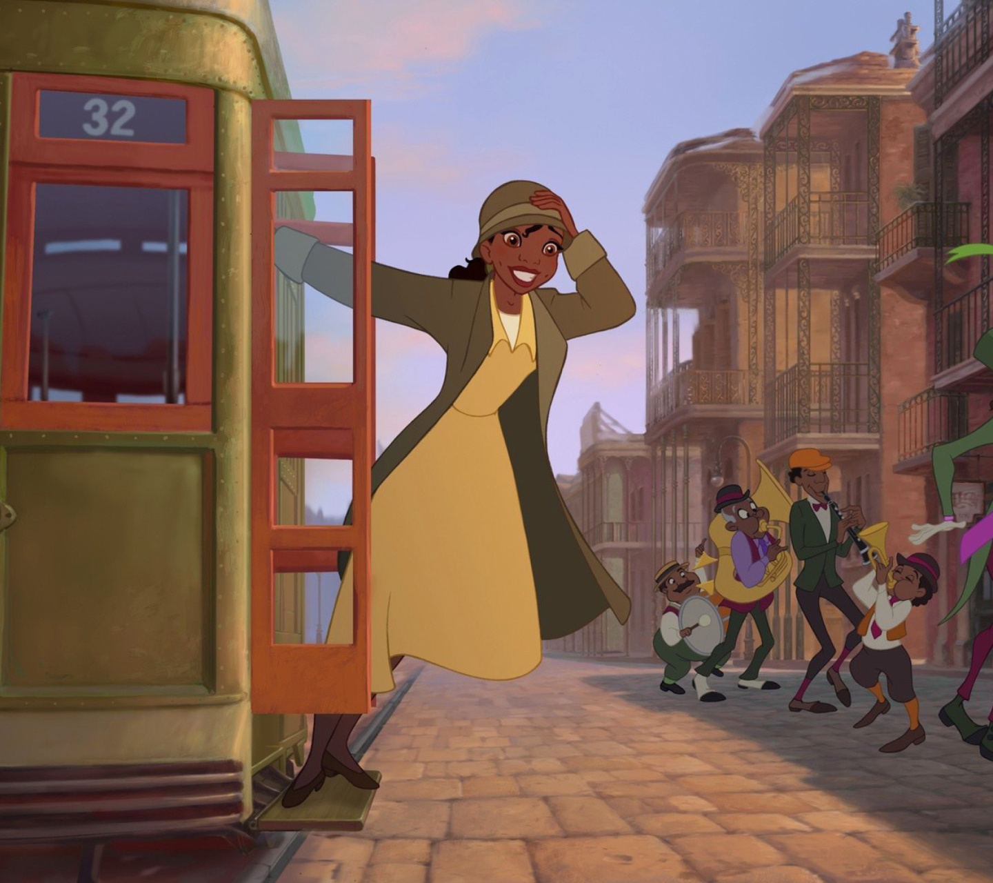 Das The Princess and The Frog Wallpaper 1440x1280