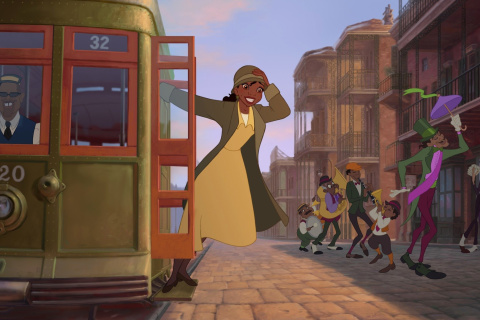Das The Princess and The Frog Wallpaper 480x320