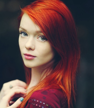 Redhead Girl - Obrázkek zdarma pro iPhone 5C