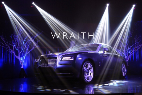 Обои Rolls-Royce Wraith 480x320