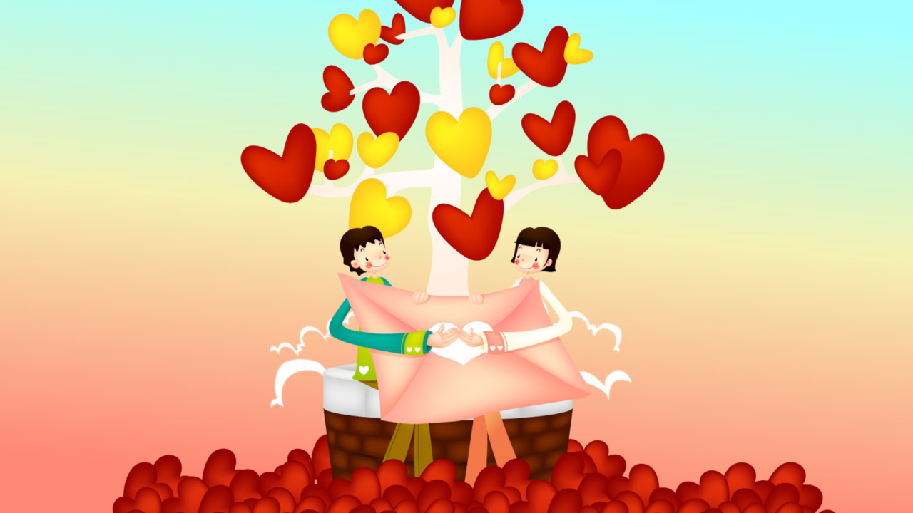 Das Saint Valentine's Day Wallpaper 1280x720