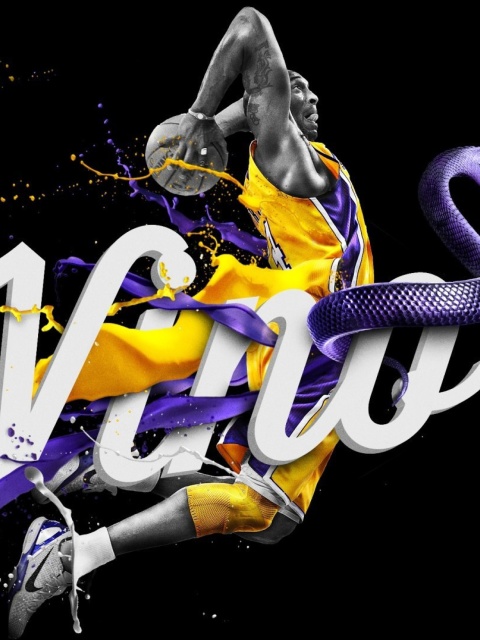 Das Kobe Bryant Wallpaper 480x640