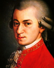 Fondo de pantalla Wolfgang Amadeus Mozart 176x220