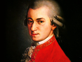 Fondo de pantalla Wolfgang Amadeus Mozart 320x240