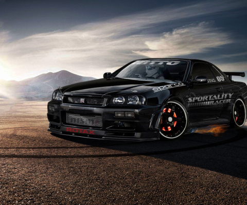 Screenshot №1 pro téma Nissan Skyline 480x400