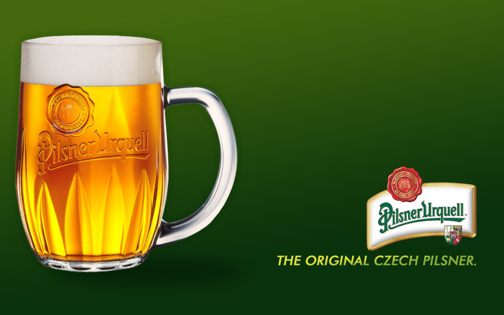 Fondo de pantalla Czech Original Beer - Pilsner Urquell 1680x1050
