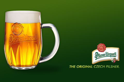 Fondo de pantalla Czech Original Beer - Pilsner Urquell 480x320