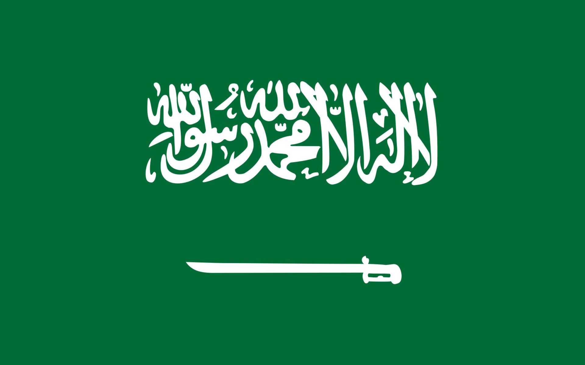 Flag Of Saudi Arabia wallpaper 1920x1200