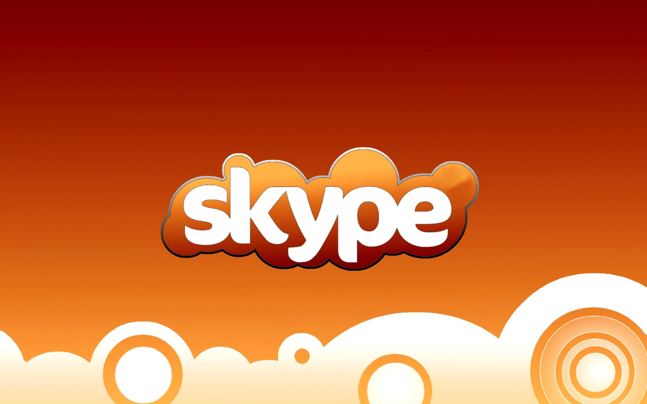 Fondo de pantalla Skype for calls and chat 1280x800