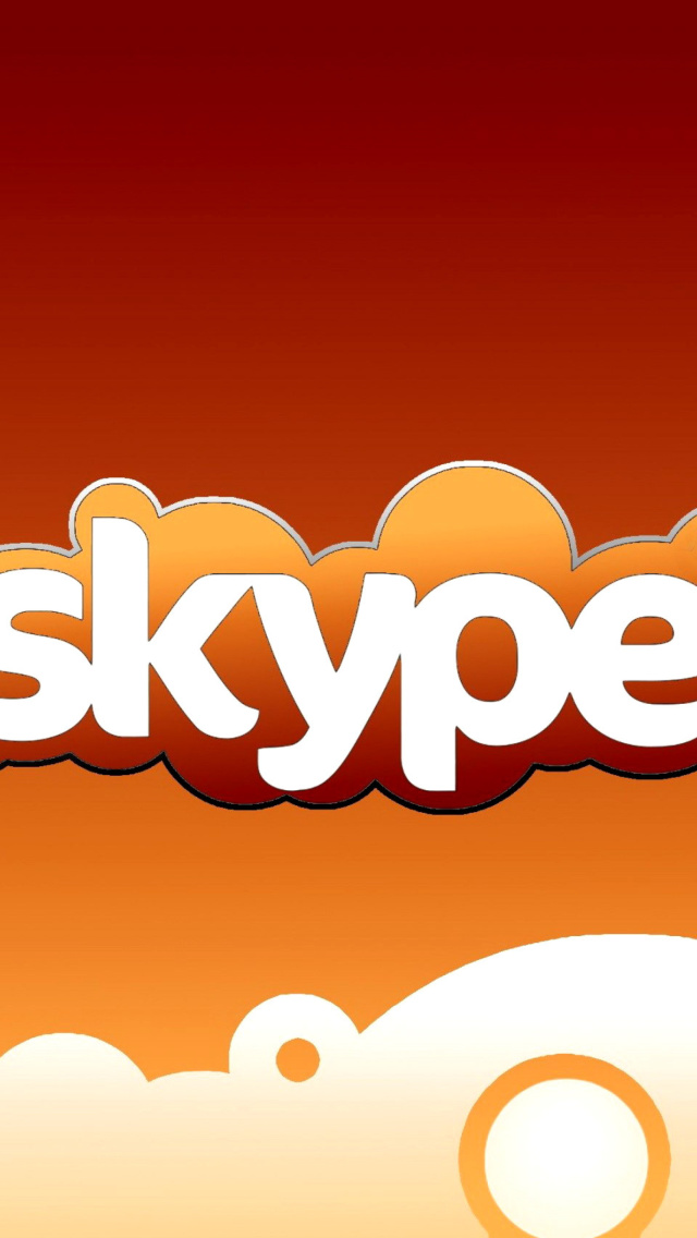 Обои Skype for calls and chat 640x1136