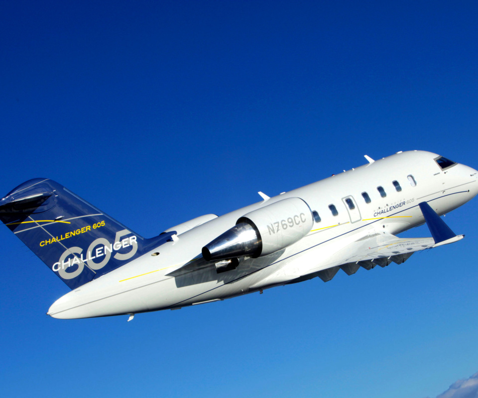 Fondo de pantalla Bombardier Challenger 605, Aviation 960x800