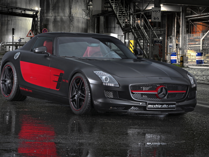 Обои Mercedes-Benz SLS AMG 800x600