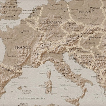 Fondo de pantalla Map Of Europe 208x208