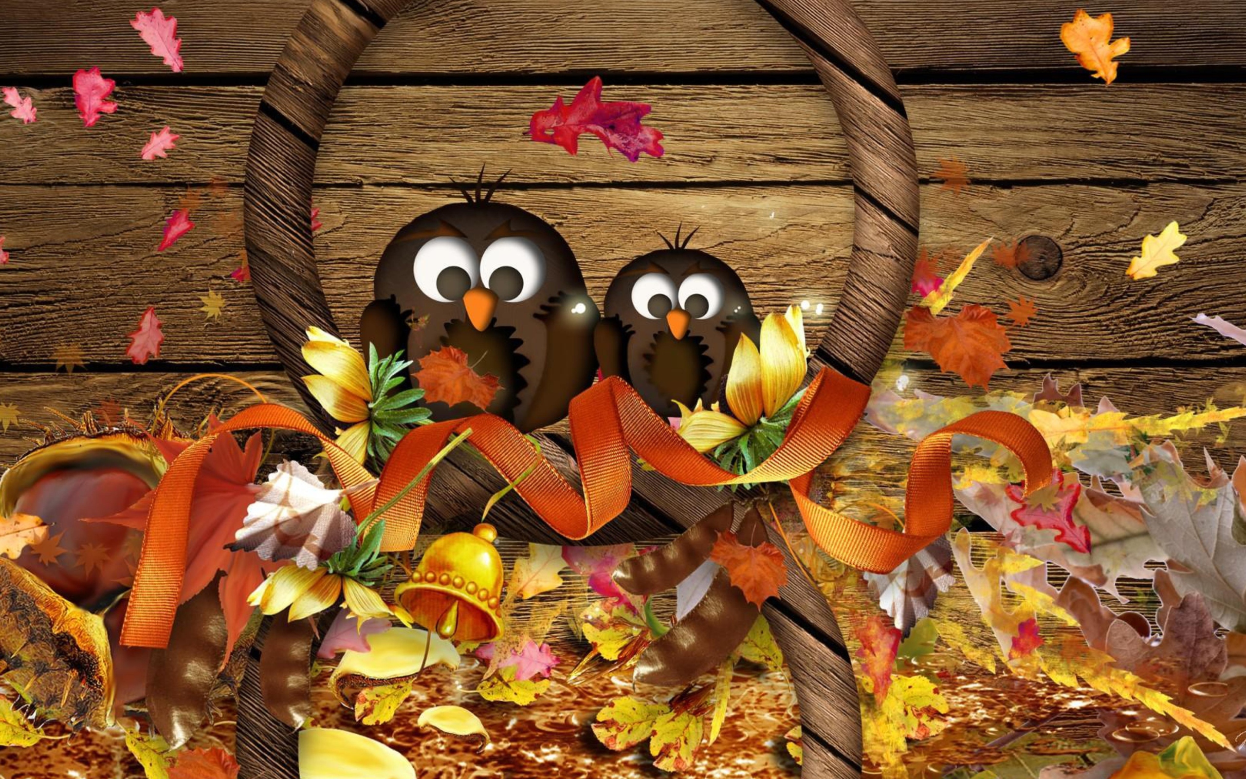 Birds Of Fall wallpaper 2560x1600