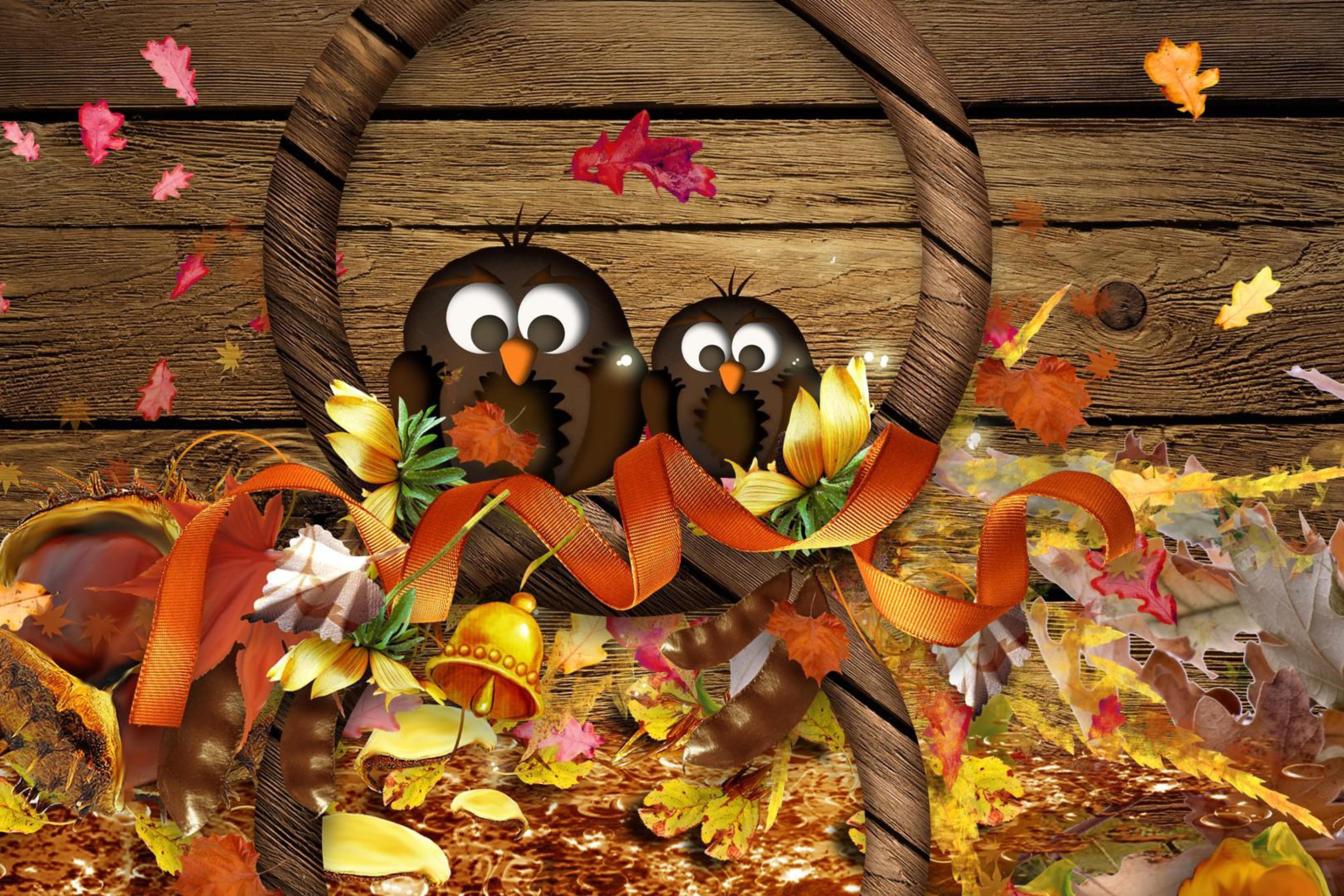 Birds Of Fall wallpaper 2880x1920