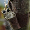 Обои Diamond Owl Pendant 128x128