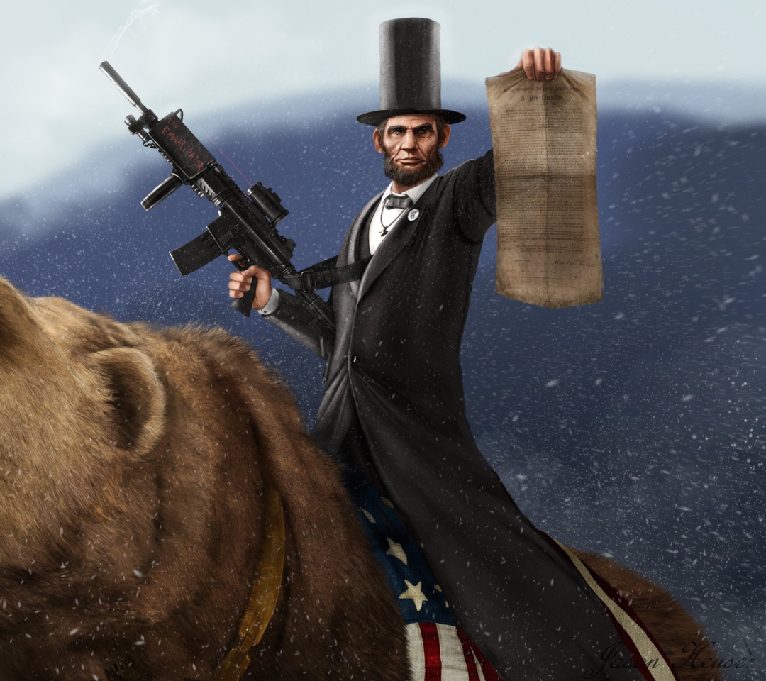 Fondo de pantalla Abraham Lincoln 1080x960