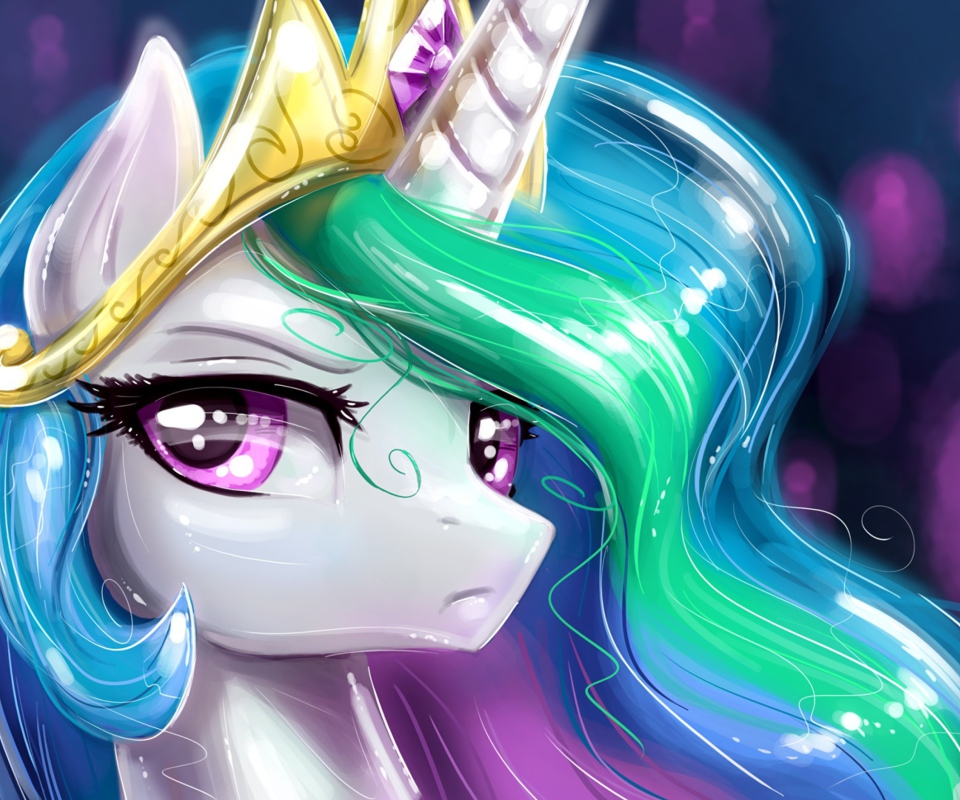 Unicorn Portrait wallpaper 960x800