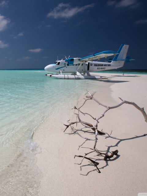 Fondo de pantalla Maldivian Air Taxi 480x640