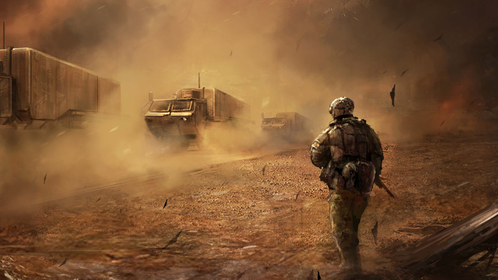 Sfondi War In Desert 1600x900