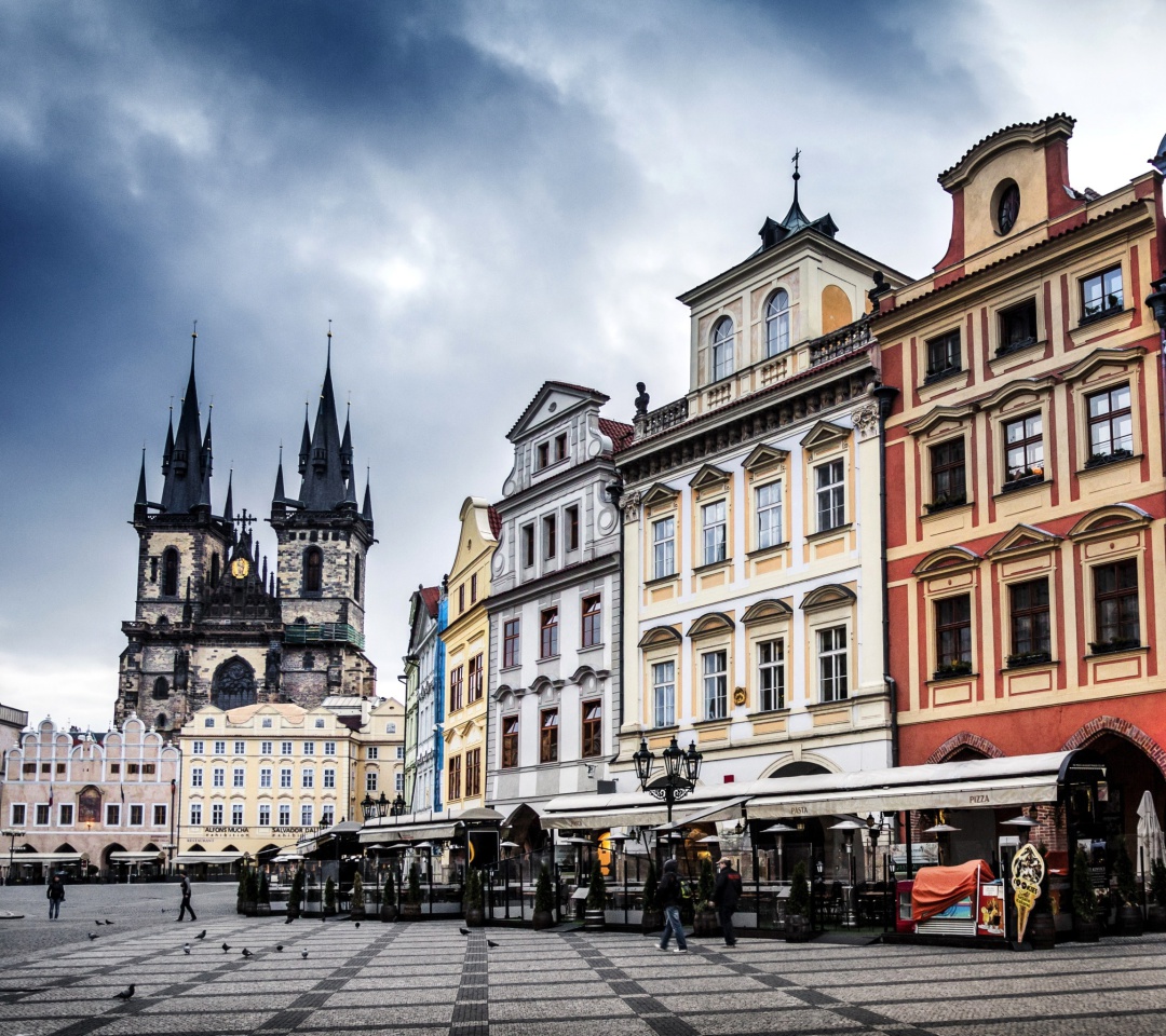 Обои Prague Old Town Square 1080x960