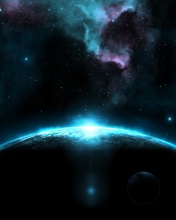 Giant Dark Blue Planet screenshot #1 176x220