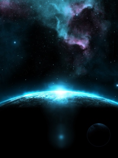 Giant Dark Blue Planet screenshot #1 240x320