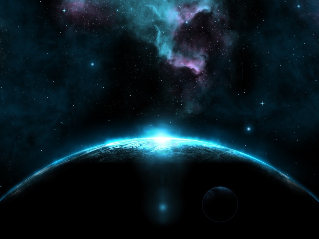 Giant Dark Blue Planet screenshot #1 640x480