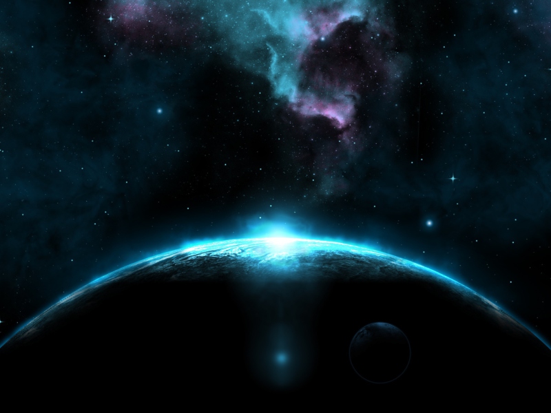 Screenshot №1 pro téma Giant Dark Blue Planet 800x600