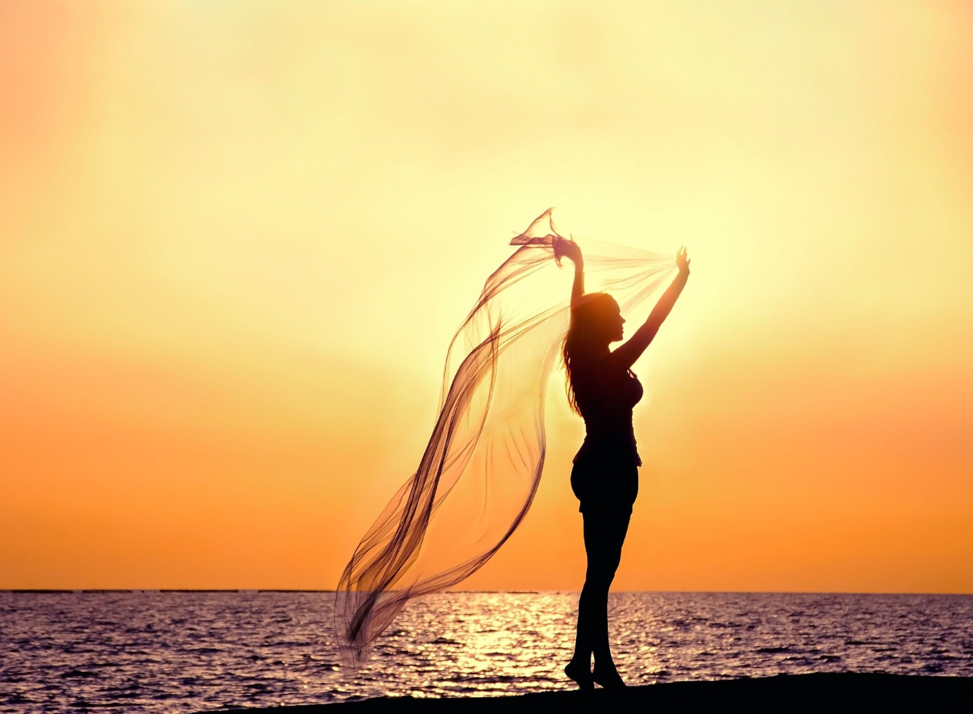 Fondo de pantalla Dancing In Sunset Light 1920x1408