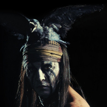 Das Johnny Depp As Tonto - The Lone Ranger Movie 2013 Wallpaper 208x208