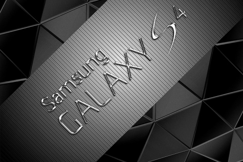 Gray Galaxy S4 wallpaper 480x320