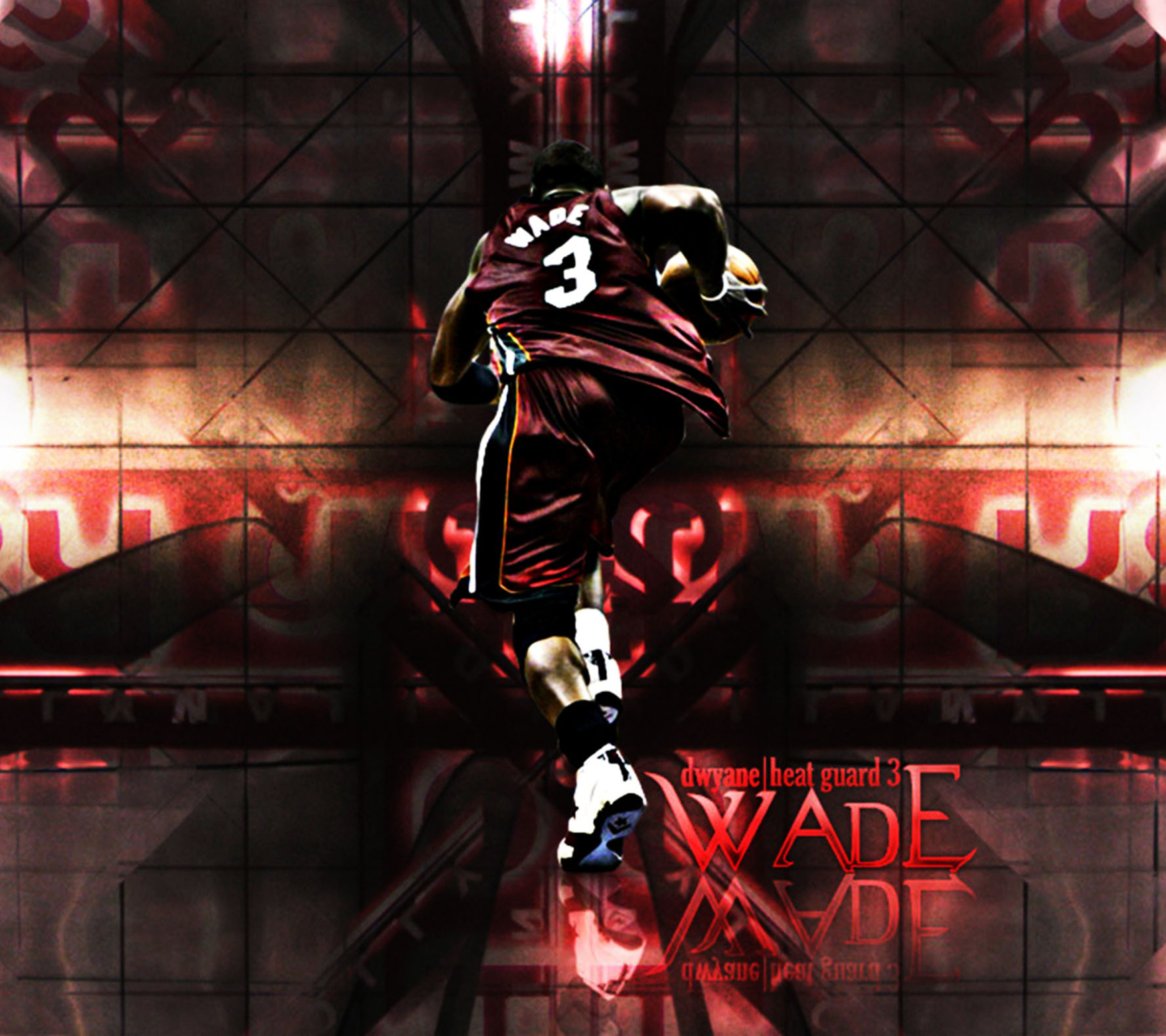 Обои Dwyane Wade - Head Guard 1440x1280
