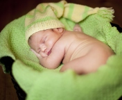 Fondo de pantalla Cute Sleeping Baby 176x144