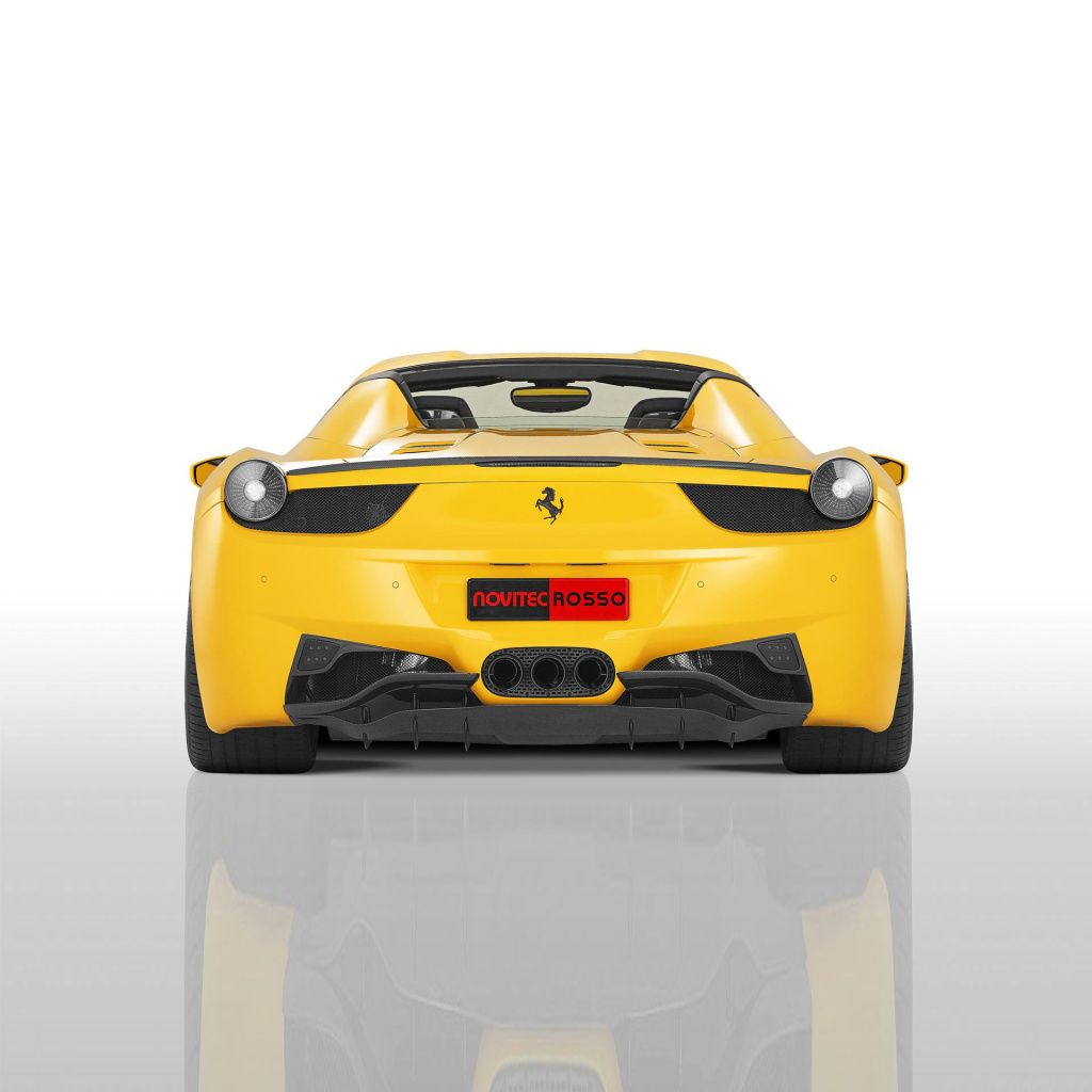 Fondo de pantalla Ferrari 458 Spider from NOVITEC ROSSO 1024x1024