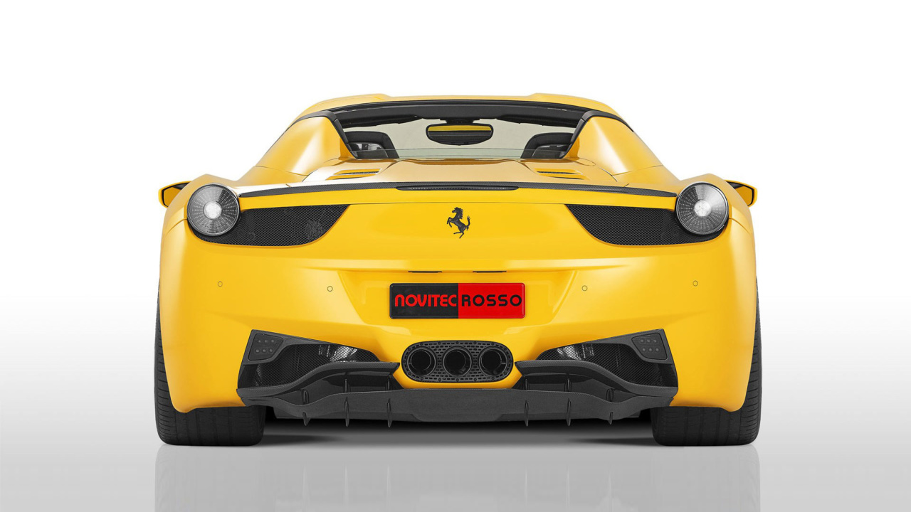 Das Ferrari 458 Spider from NOVITEC ROSSO Wallpaper 1280x720