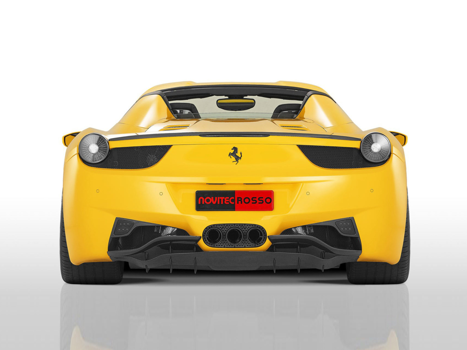 Fondo de pantalla Ferrari 458 Spider from NOVITEC ROSSO 1600x1200