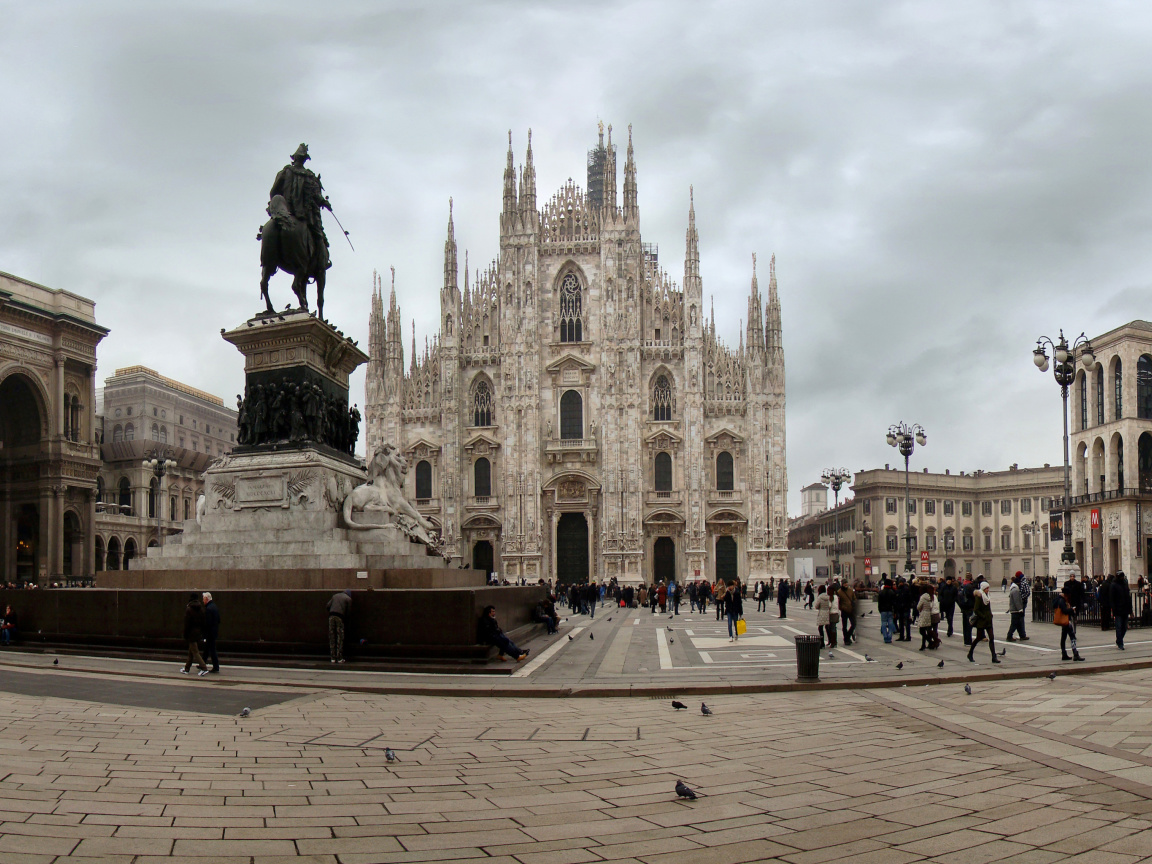 Sfondi Milan Cathedral, Duomo di Milano 1152x864