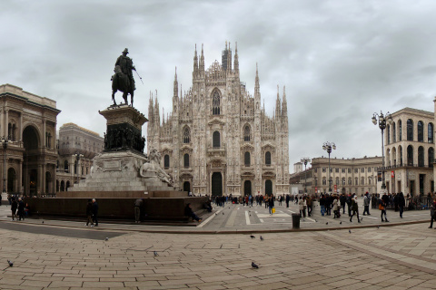 Milan Cathedral, Duomo di Milano wallpaper 480x320