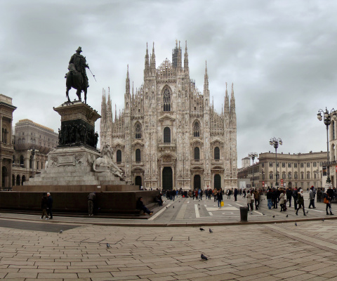 Screenshot №1 pro téma Milan Cathedral, Duomo di Milano 480x400