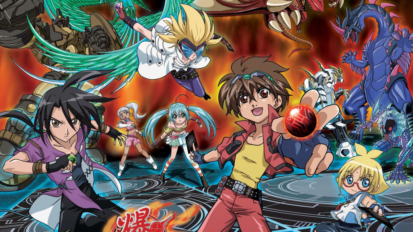 Fondo de pantalla Bakugan Battle Brawlers HD 1600x900