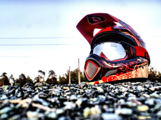 Helmet for Bike wallpaper 320x240