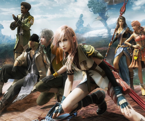 Screenshot №1 pro téma Final Fantasy XIII 480x400